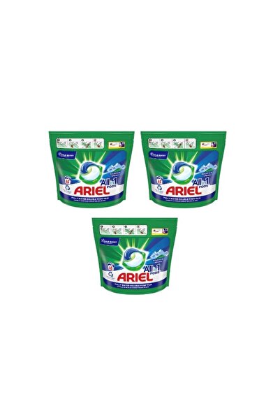Ariel Set Capsula Detergent 3 In 1 Mountain Spring, 3 X 65 Bucati, 195 Spalari
