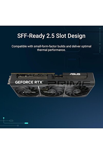 ASUS Prime GeForce RTX 5070 12GB GDDR7 (PCIe 5.0, HDMI, DisplayPort 2.1, 2.5-slot, SFF-ready)