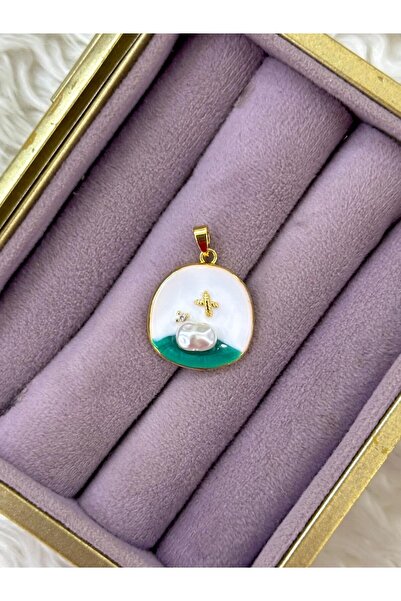 BY YASİN TOPÇU ✨ Doğanın Işıltısı İnci Kolye Ucu ✨