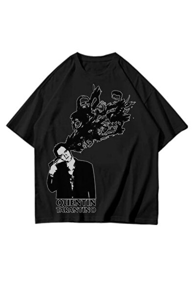 StartMore Black Unisex Oversize Dtf