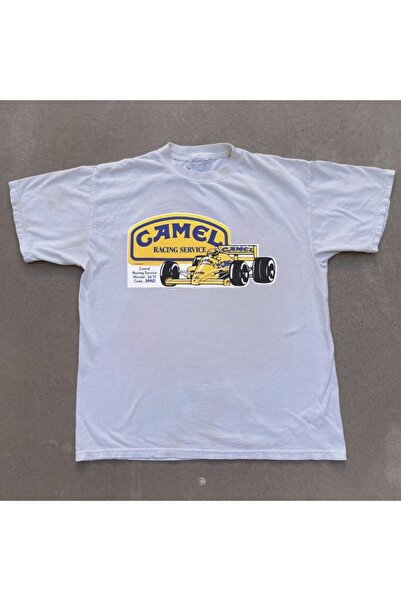 StartMore أبيض للجنسين مقاس كبير مطبوع بتقنية Dtf بتصميم جملي أبيض عتيق