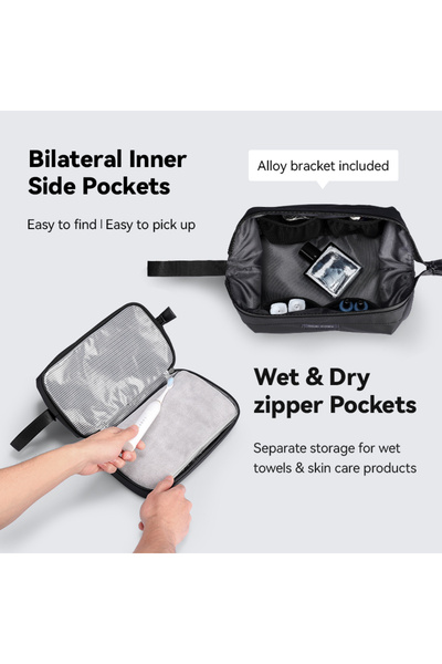 Mark Ryden MR-264 Travel Hand Bag, Splash-Proof Oxford, Dry-Wet Separation & Organizer Pockets