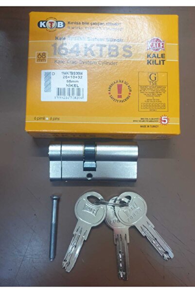 KALE Bilyalı Barel ( Kilit Göbeği) 3 Anahtarlı Tuzaklı 164KTBS