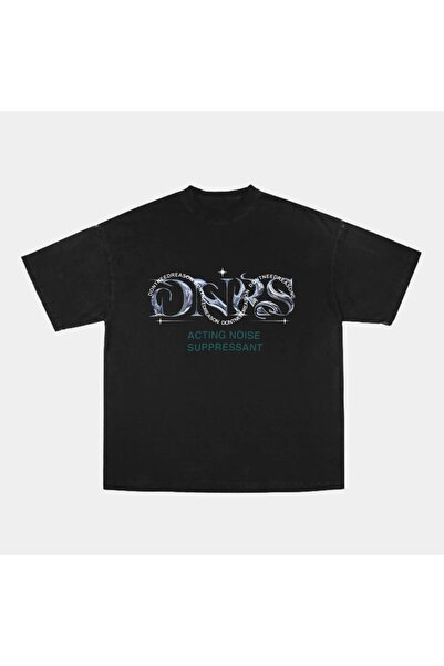 StartMore Black Unisex Oversize Dtf