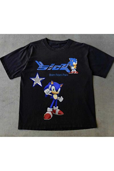 StartMore سونيك أسود مقاس كبير للجنسين