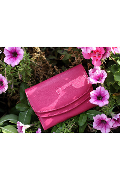 Home Hakiki Deri Kadın Cüzdan Kompakt Boy Bozuk Para Gözlü Çok Bölmeli Tozluğ...