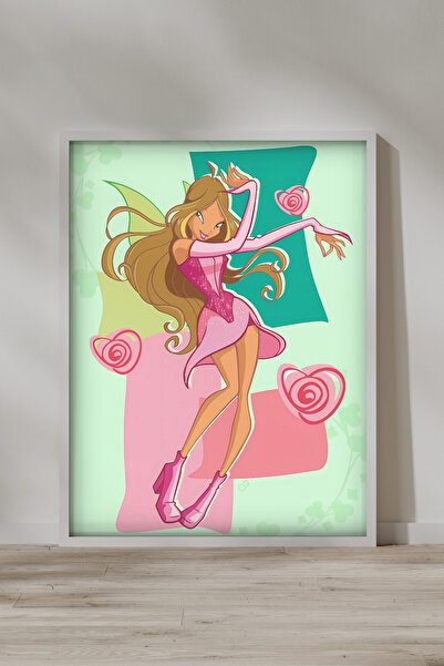 FGHGF Winx Club Flora Seri 002 Çerçevesiz Poster & Duvar Tablosu