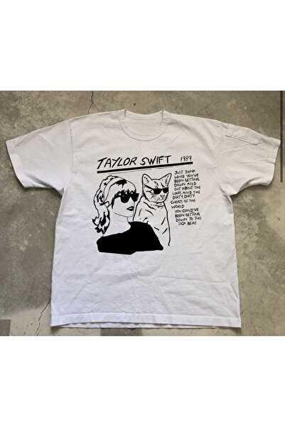 StartMore White Unisex Oversize Dtf Printed