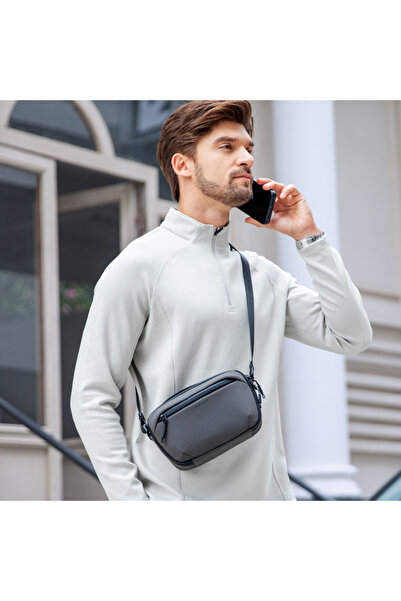 Mark Ryden MR-165 Digital Organizer, Crossbody & Clutch Tech Bag, Water-Repellent Oxford with Strap