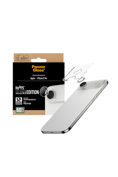 Panzer Glass Hoops Camera Lens Protector iPhone 17 Air - Clear