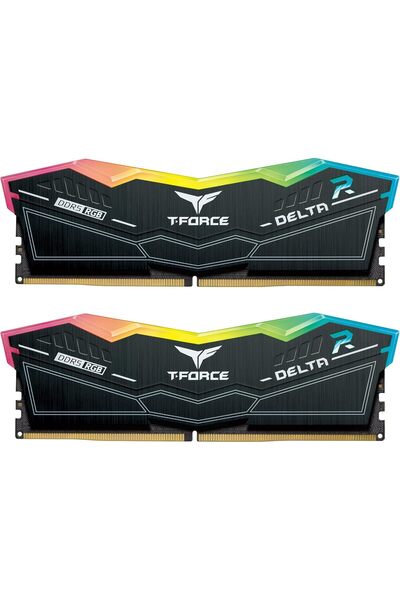 TEAMGRUP ذاكرة وصول عشوائي لسطح المكتب T-FORCE DELTA RGB DDR5 سعة 32 جيجابايت (2x16 جيجابايت) وتردد 5600 ميجاهرتز PC5-44800 CL36
