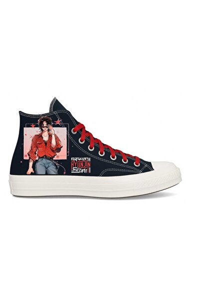 LİASSHOES Pantofi sport pentru fete Hayunjın Taehyung b-pop btsv Lisa cu impr...