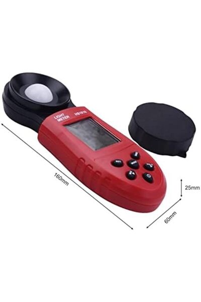 Generic جهاز قياس الضوء HS1010، جهاز قياس الضوء الرقمي المحمول، للاستخدام المنزلي والمكتبي، والتصوير الفوتوغرافي