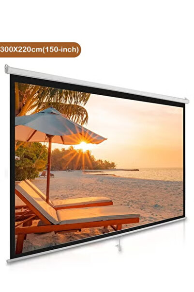 Taimi Manual Screen Projector 150-inch (300x220cm)