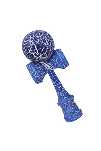 Kendama Model japonez profesional din lemn, albastru