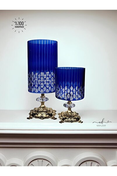 AKDEN STORE Kristal Dekor Dekoratif Vazo - Çiçeklik - Masaüstü Dekorasyon