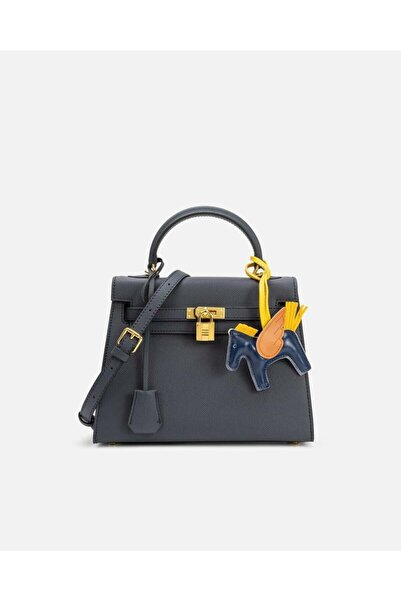 ELVVI&CO شنطة نسائية بتصميم عصري بلون أزرق