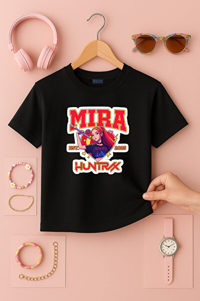 BLITZ ISTANBUL Kpop Demon Hunters Hunterix Mira Štampano majica za devojčice ...