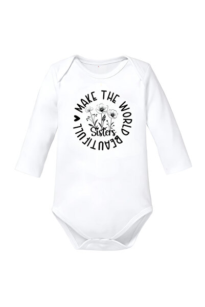 OEM Body bebe alb bumbac big sister surori mesaj funny marimea 86