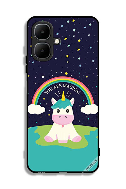 Covernex غطاء حماية لهاتف تكنو بوب 10 بتصميم وحيد القرن السحري