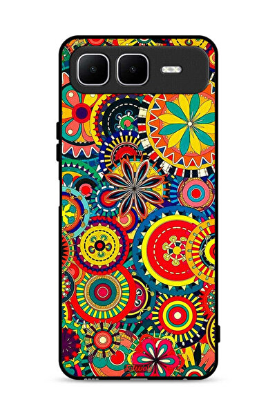 Tolwak غطاء حماية لهاتف إنفينيكس سمارت 10 بلس بنقشة ماندالا ملونة