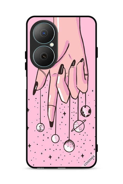 Covernex غطاء حماية لهاتف هواوي نوفا Y73 بتصميم كواكب معلقة على الأصابع