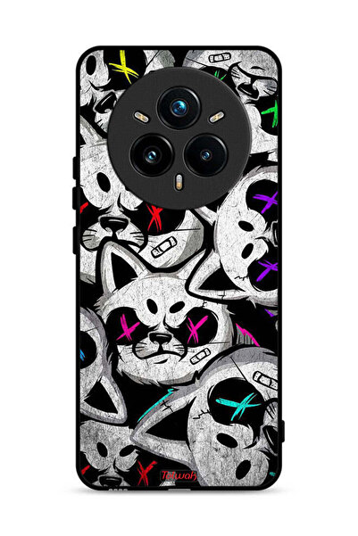 Tolwak غطاء حماية لهاتف Realme 14 Pro 5G بنقشة قطط مارشميلو