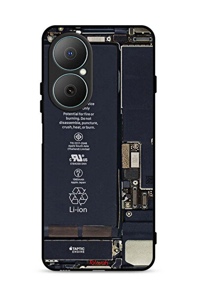 Tolwak غطاء حماية لهاتف هواوي نوفا Y73 بنمط دائرة الهاتف