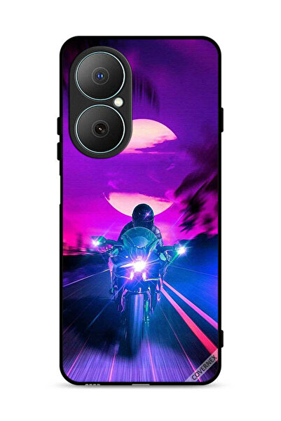 Covernex غطاء حماية لهاتف هواوي نوفا Y73 بخلفية رجل على دراجة