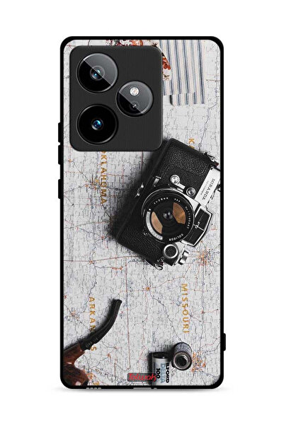 Tolwak Realme GT 7T 5G Protective Case Cover Vintage Camera