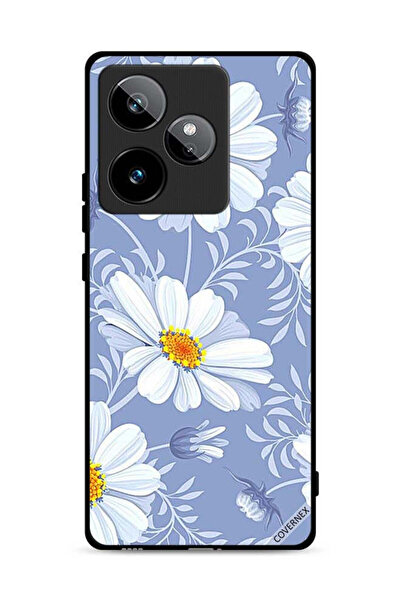Covernex غطاء حماية لهاتف Realme GT 7T 5G بطبعة زهور متفتحة