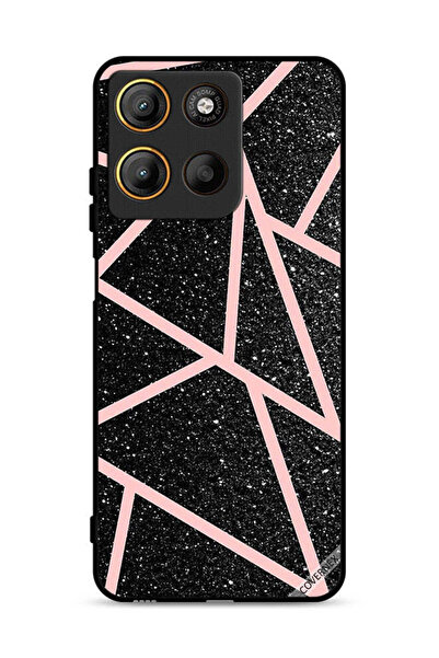 Covernex غطاء حماية لهاتف موتورولا موتو جي 15 بنقشة لامعة ومسارات