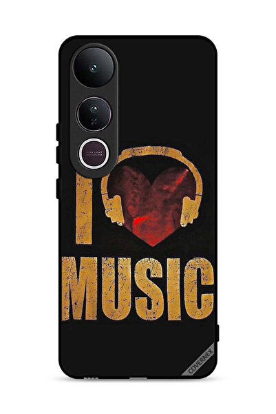 Covernex غطاء حماية فيفو V50 لايت بتصميم عتيق - أحب الموسيقى