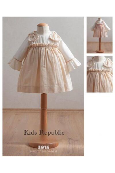 kids republic by meemseen independent Classic Ruffle Long-Sleeve Baby Dress