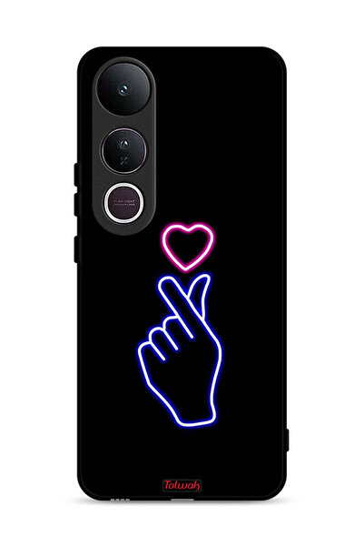Tolwak غطاء حماية فيفو V50 لايت بتصميم قلب سناب