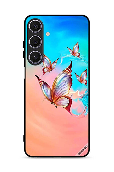 Covernex Samsung Galaxy A17 Protective Case Cover Butterflies Flying Over Pai...