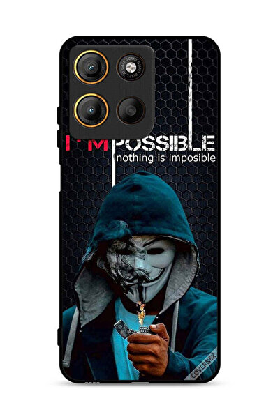 Covernex Motorola Moto G15 Protective Case Cover I Am Possible Nothing Is Impossible Wallpaper