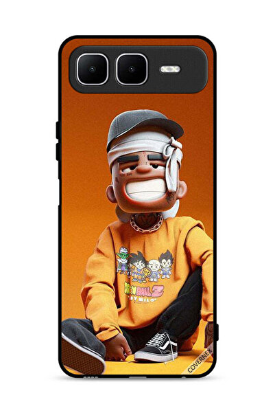 Covernex غطاء حماية لهاتف Infinix Smart 10 Plus بتصميم فتى متعب مصاب