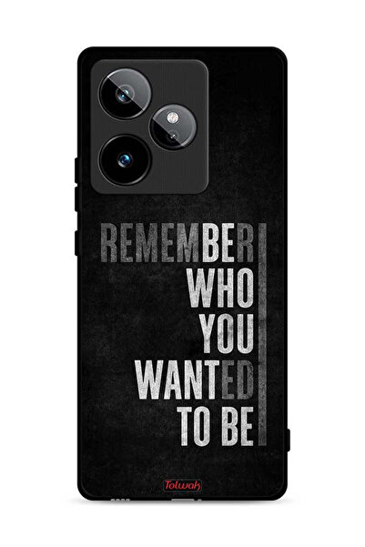 Tolwak غطاء حماية لهاتف Realme GT 7T 5G تذكر من أردت أن تكون