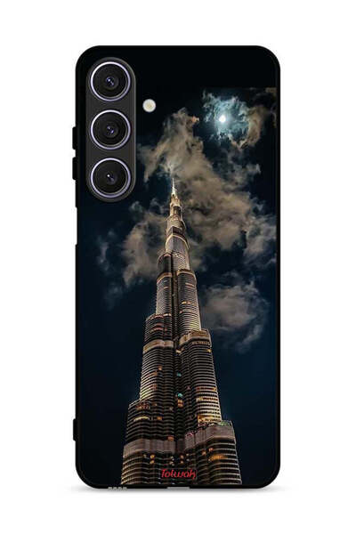 Tolwak Samsung Galaxy A17 Protective Case Cover Burj Khalifa In Night