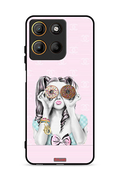 Tolwak غطاء حماية لهاتف موتورولا موتو جي 15 يحمل دونتين