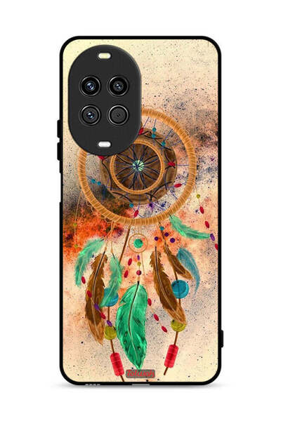 Tolwak غطاء حماية لهاتف هواوي نوفا 14 ألترا 5G بنقشة ريش ماندالا معلق