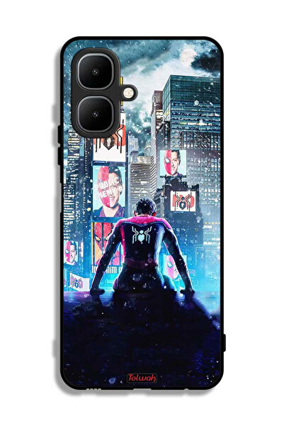 Tolwak غطاء حماية لهاتف تكنو بوب 10 بتصميم سبايدر مان