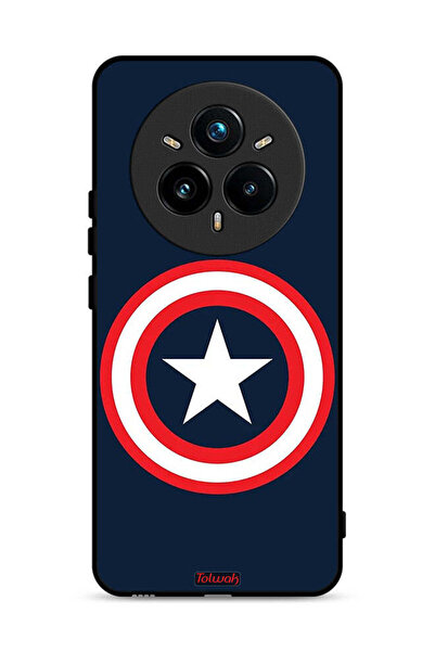 Tolwak غطاء حماية لجهاز Realme 14 Pro Plus 5G بتصميم كابتن أمريكا