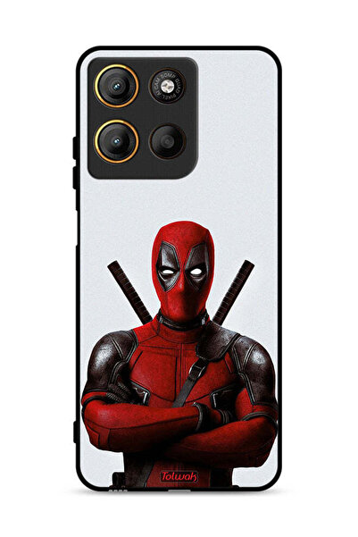 Tolwak غطاء حماية موتورولا موتو جي 15 بتصميم ديدبول