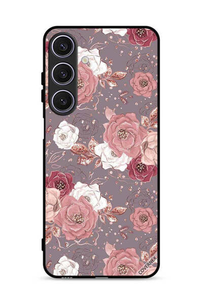 Covernex غطاء حماية لهاتف Samsung Galaxy A17 بخلفية زهرية