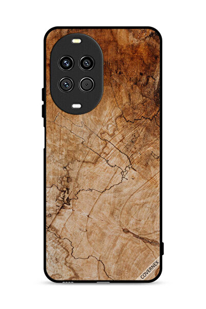 Covernex غطاء حماية لهاتف هواوي نوفا 14 برو 5G بنمط خشبي عتيق