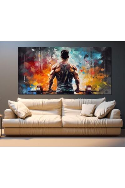 Today Idea Abstract Fitness Canvas Print by Today Idea
