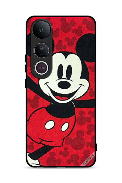 Covernex غطاء حماية لهاتف Vivo V50 Lite بتصميم ميكي ماوس سعيد