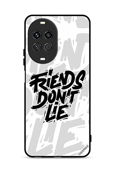 Covernex غطاء حماية لهاتف هواوي نوفا 14 ألترا 5G بطبعة "أصدقاء الخط لا يكذبون"